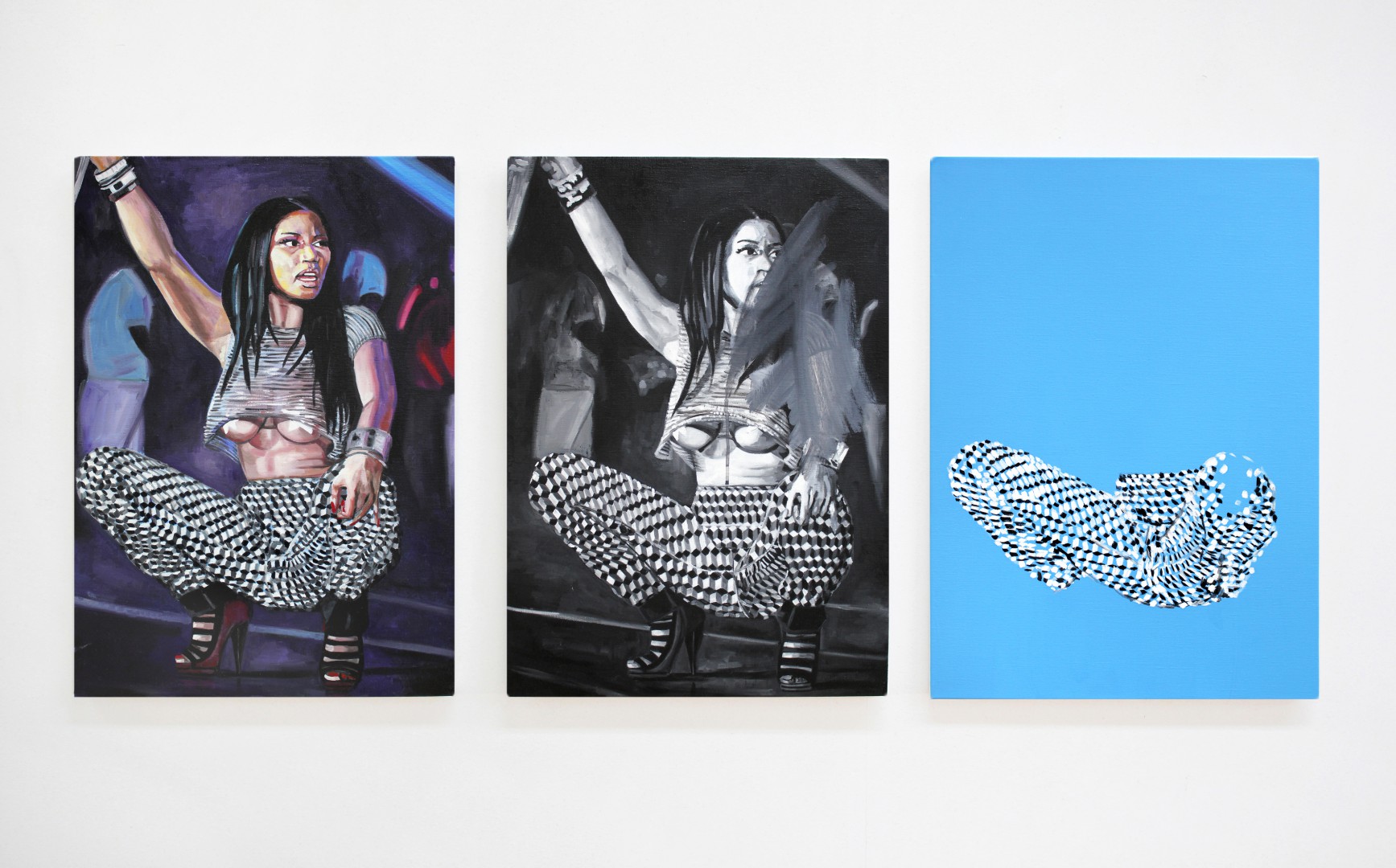 "The Minaj Pants Triptych" af Ditte Ejlerskov, 2015. // Foto: ditteejlerskov.com