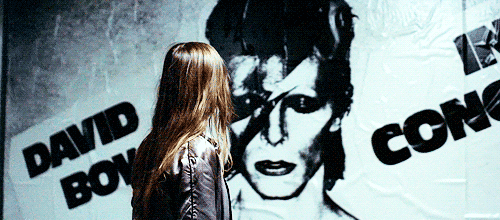 David Bowie og Christiane F - en både skræmmende og euforiserende kombination. // Giphy